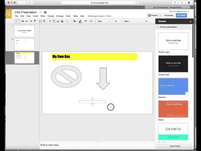 Intro to Google Slides Tutorial