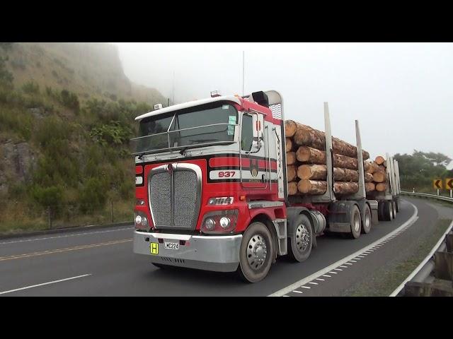 Trucks New Zealand climbing the Kaimais, Will Bishop