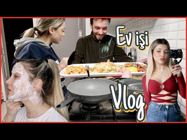 EV İŞİ AKTİF  VLOG I Market, Yemek, Temizlik, Denemeli Alışveriş Büşra Pektaş