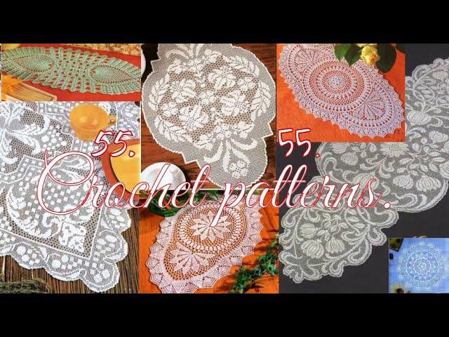 CROCHET PATTERNS N55 /Σχέδια για βελονάκι .#(2022)