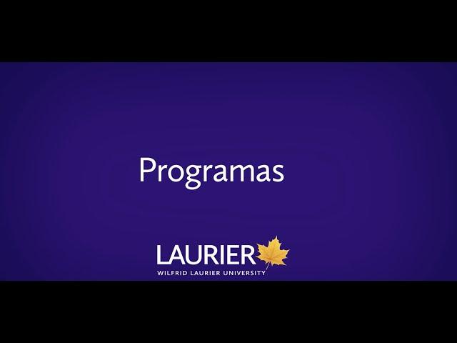 Undergraduate Programs at Wilfrid Laurier University (Versión subtitulada en Español)