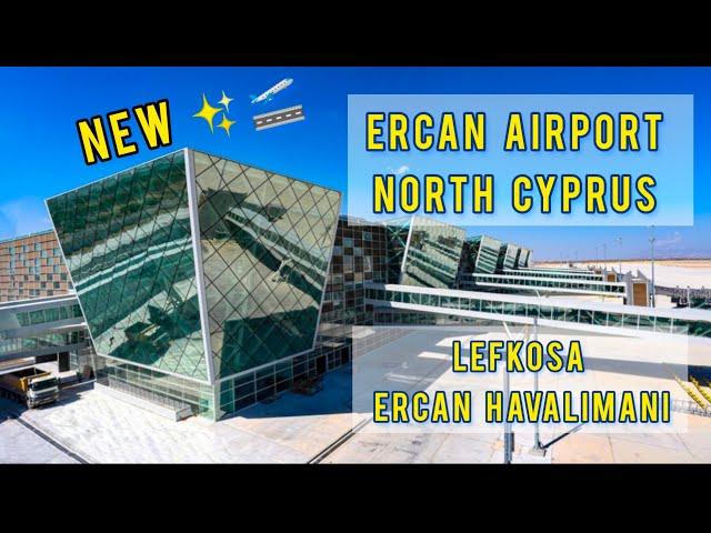 Ercan International Airport North Cyprus / Lefkoşa Ercan havalimanı / Turkish Airlines Economy Class