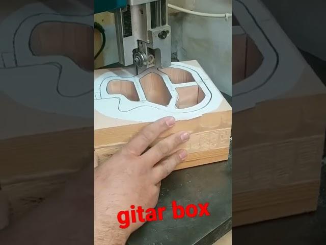 gitar kutu yapımından bir kesit. bandsaw box jewellery box diy