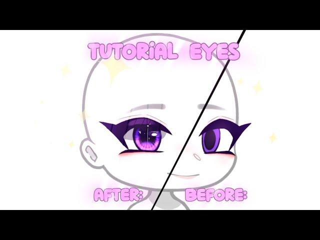 |•|eye editing tutorial|туториал по обработке глаз|•| [#gachalife #memes #tutorial ]