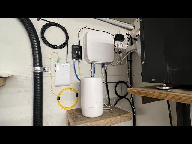 Fiber optic Cable installation & Home Fiber network setup.