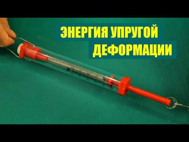 Энергия упругой деформации пружины