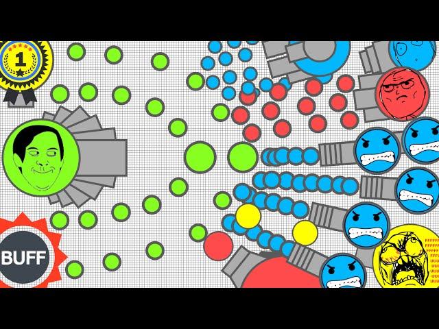 BUFFED "SPREAD SHOT" DOMINATES!!! -Diep.io Buffed Spread Shot vs Streamliner vs EVERY TANK! 401K!