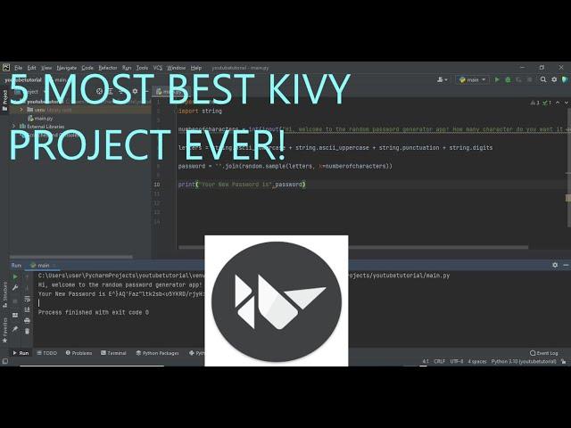 Most 5 Best Python Kivy Projects Ever [python language 2023]