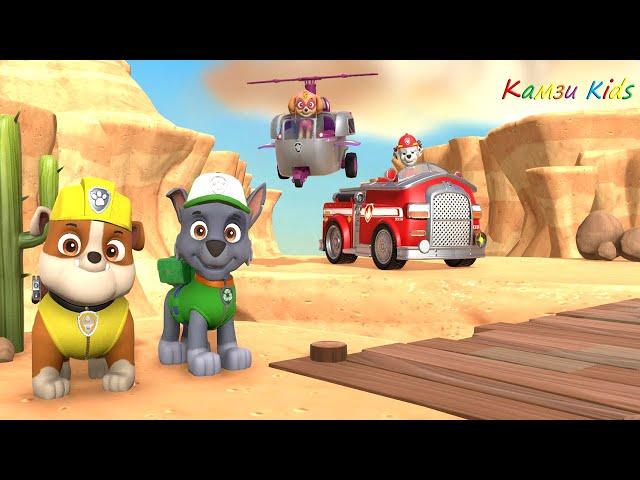 МЕГА ЩЕНКИ ЩЕНЯЧИЙ ПАТРУЛЬ спасаем кроликов Paw Patrol On A Roll! Rabbit rescue  Камзи Kids 0+