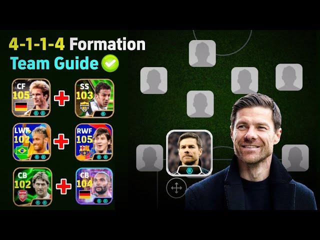 Unstoppable 4-1-1-4  How To Build PERFECT Quick Counter 4-1-1-4 Squad Building In eFootball 2025 