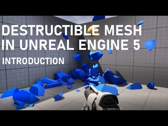 Introduction to Chaos Destructible Mesh in Unreal Engine 5 - Learn The Basics in 7 Minutes!