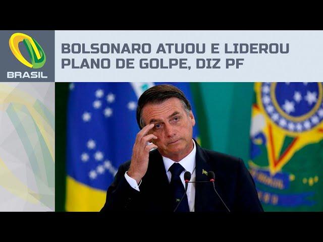 Bolsonaro atuou no plano de golpe e fugiu do país para não ser preso, conclui Polícia Federal