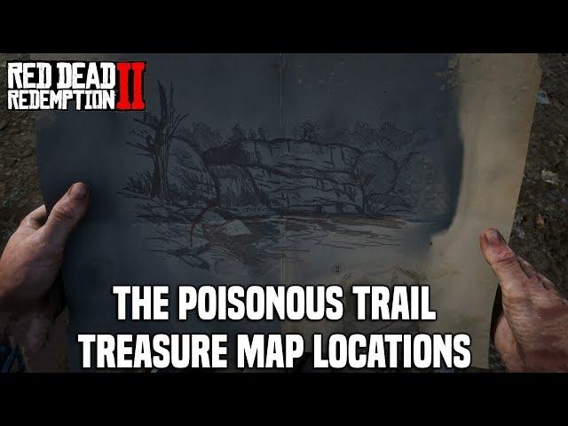 Red Dead Redemption 2 - The Poisonous Trail Treasure Map Guide (SUPER EASY $2000)