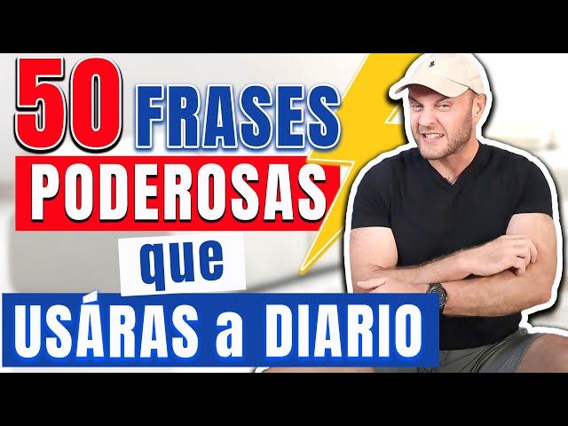 FLUIDEZ INSTANTÁNEA en 30 Minutos⏰ 50 FRASES CORTAS PERO PODEROSAS para Hablar Fácil - Educa tu Oído