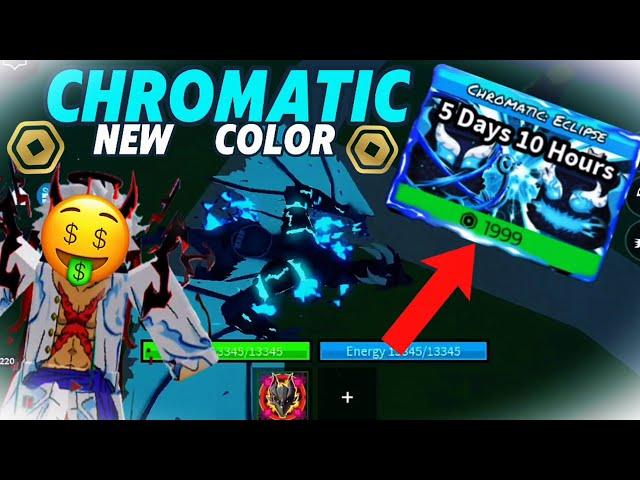 New Chromatic Dragon Skin Showcase In Blox Fruits - Update 24