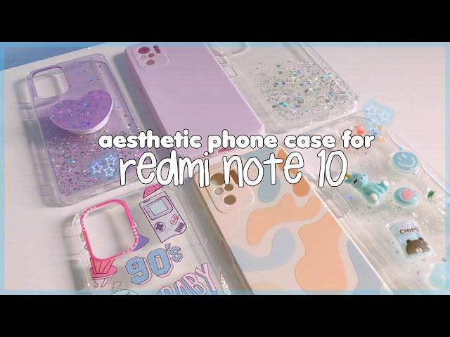 aesthetic phone case for redmi note 10 | shopee haul