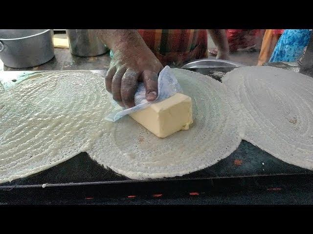 BIG BUTTER Dosa | INCREDIBLE Dosa Making Skills | Indian Street food