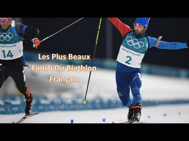 Les plus beaux finish du biathlon Français 