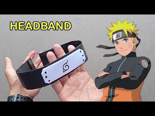 PAPER NARUTO HEADBAND MAKING - ( How to Make a Naruto Headband )