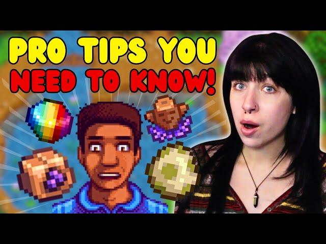 16 NEW PRO TIPS for the Stardew Valley 1.6 Update!