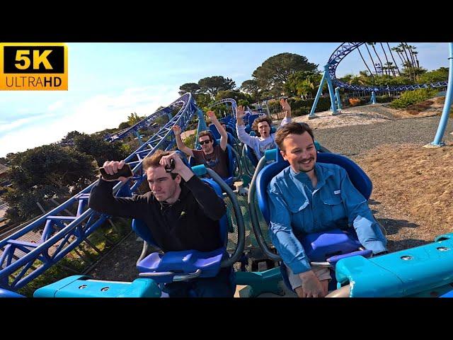 Manta POV 5K Rider Cam BEST COASTER at SeaWorld San Diego, CA