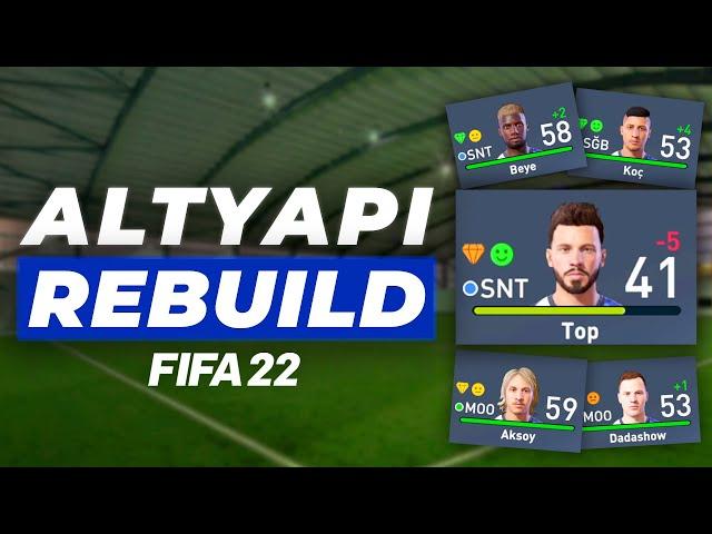 SÜPER GENÇ YETENEKLER! // FIFA 22 ALTYAPI REBUILD // KARİYER MODU