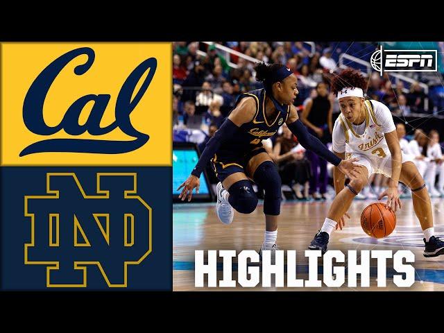 ACC Quarterfinal: California Golden Bears vs. Notre Dame Fighting Irish | Full Game Highlights