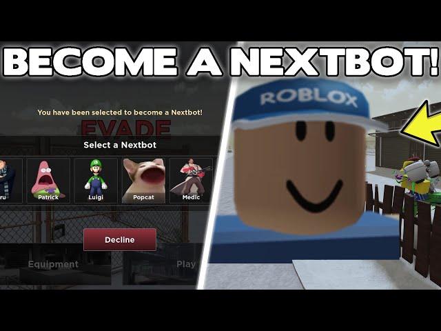 How To BECOME A NEXTBOT In EVADE! | Roblox Evade