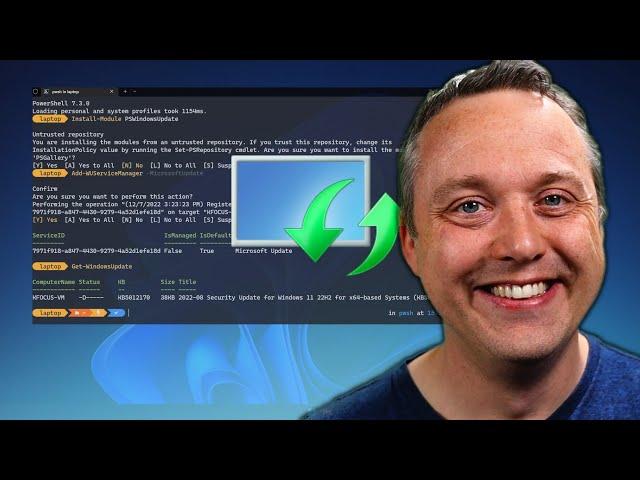 Windows Updates through PowerShell