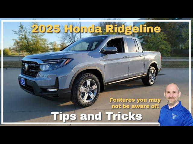 2025 Honda Ridgeline Tips and Tricks | Hidden Features that you may not be aware of