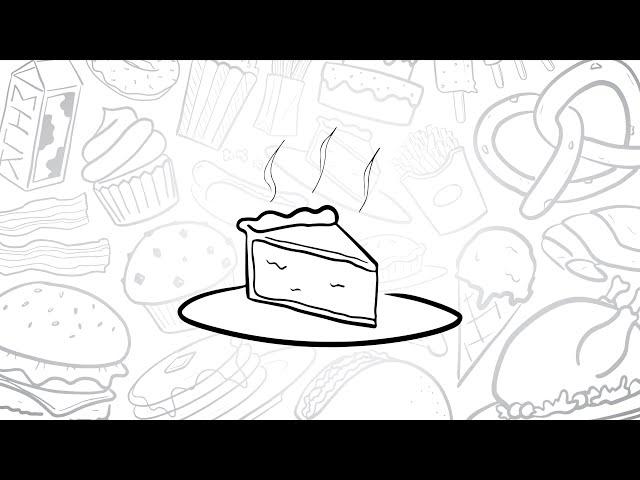 How to Draw a Simple Slice of Pie | Step-by-Step Lesson