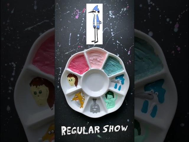 What’s Your Favorite Regular Show Color Mix?#asmr #foryou #shorts