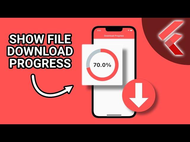 Flutter Tutorial - Show File Download Progress In App #Flutter #AppDevelopment