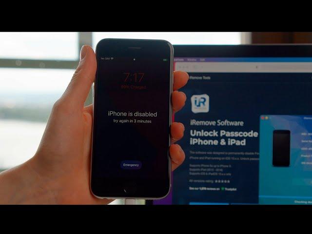 Unlock Passcode Disabled iPhone & iPad via iRemove Tool