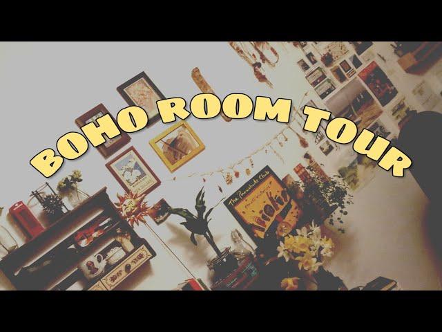 vintage boho room tour