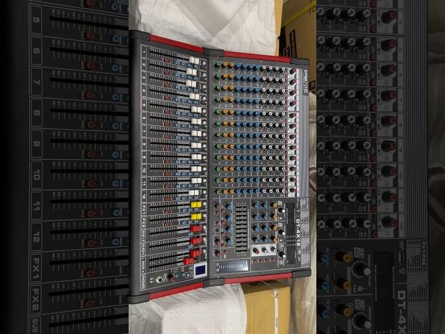 DYNATONE 4X12 MIXER | 4 Aux,4Subs, EQ,USB/BT, 99DSP EFFECTS, DUAL FX | SUPER QUALITY