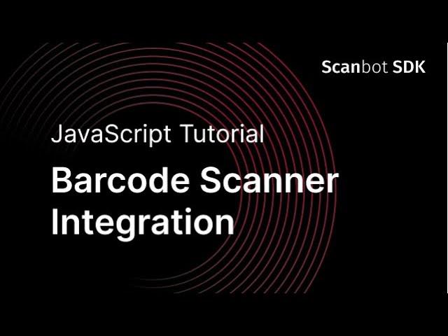 Add Barcode Scanning to a Website - Scanbot SDK for the Web