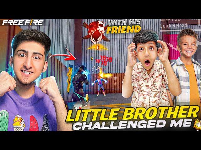 My Brother And His Friend Challenge MeFor 1 Vs 2 On Mobile[A_s Gaming] - Free Fire India