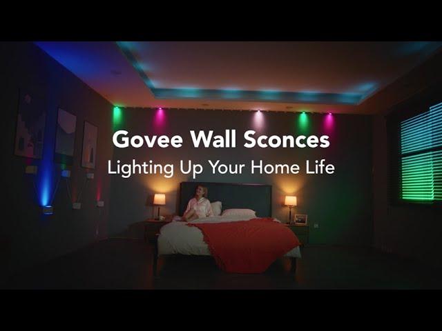 Govee RGBIC Cube Wall Sconces (6 PCS) - Smart Wall Mounted Down/Spot Lights