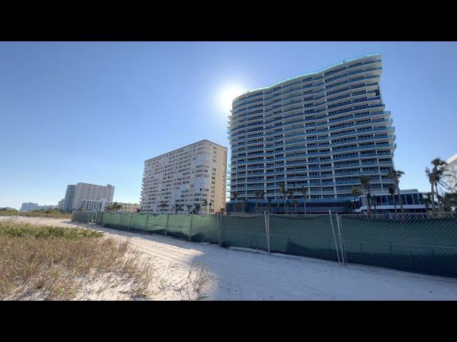 Solemar Pompano Beach: March 1, 2023 construction progress. Shot by Realtor Vickie Arcuri