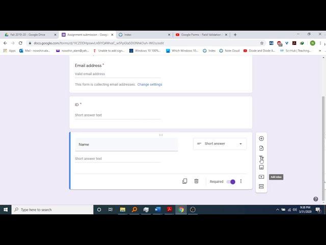 Tutorial for accepting assignment submission in google forms (Turn on subtitles!)