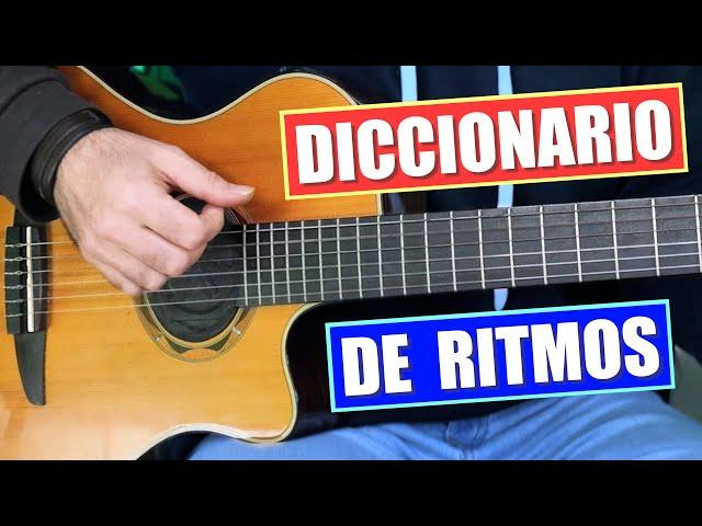 APRENDE 30 RITMOS de GUITARRA y crea tu DICCIONARIO de PATRONES RITMICOS