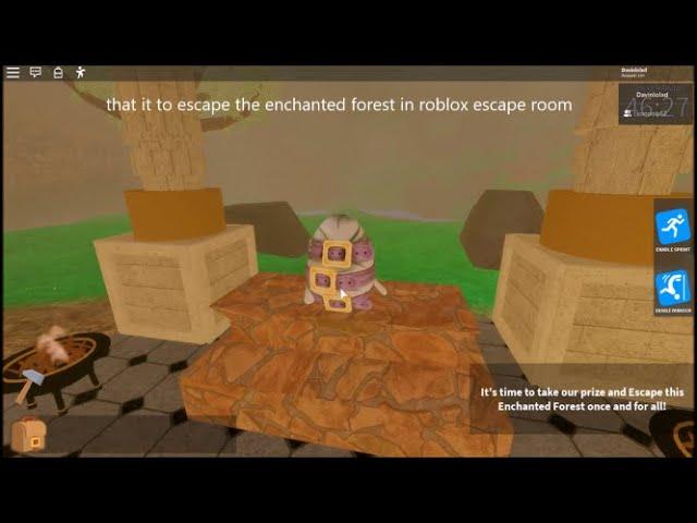 How to escape the enchanted forest in roblox escape room