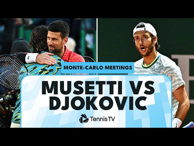 Novak Djokovic & Lorenzo Musetti's Monte-Carlo 2023 & 2024 Meetings! 