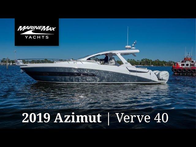 The Verve 40...Azimut's FIRST Outboard Weekender | MarineMax Panama City Beach, FL