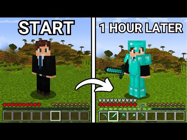 2 Ways To Get FULL DIAMOND GEAR In Less Than 1 Hour In Minecraft 1.21 (Java & Bedrock)