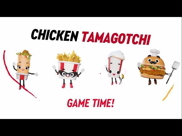 Chicken Tamagotchi Game Time