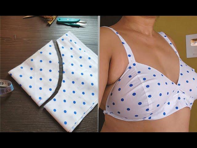 42 Size Cotton Bra Without Elastic Cutting and Stitching | बिना इलास्टिक वाली 42 साइज़ की ब्रा