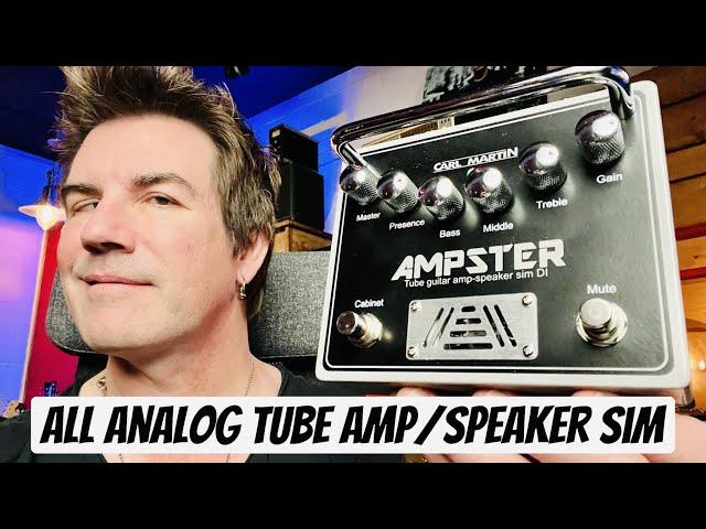 TUBE ANALOG AMP AND CAB SIMULATOR! Carl Martin AMPSTER