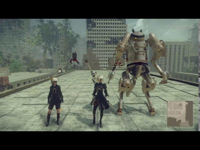 NieR Automata #7 Доп.зад. [Пропавшая девочка,Блуждающая парочка, Отец Серво воин-монах]